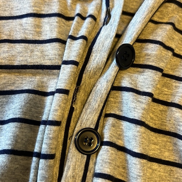 Button Down Stripe Cardigan - Picture 2 of 3